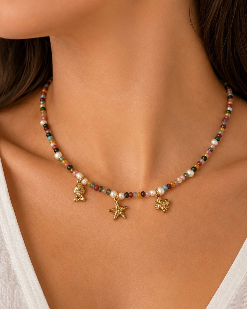 Collar mar de colores