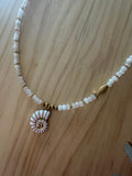 Collar caracola marina