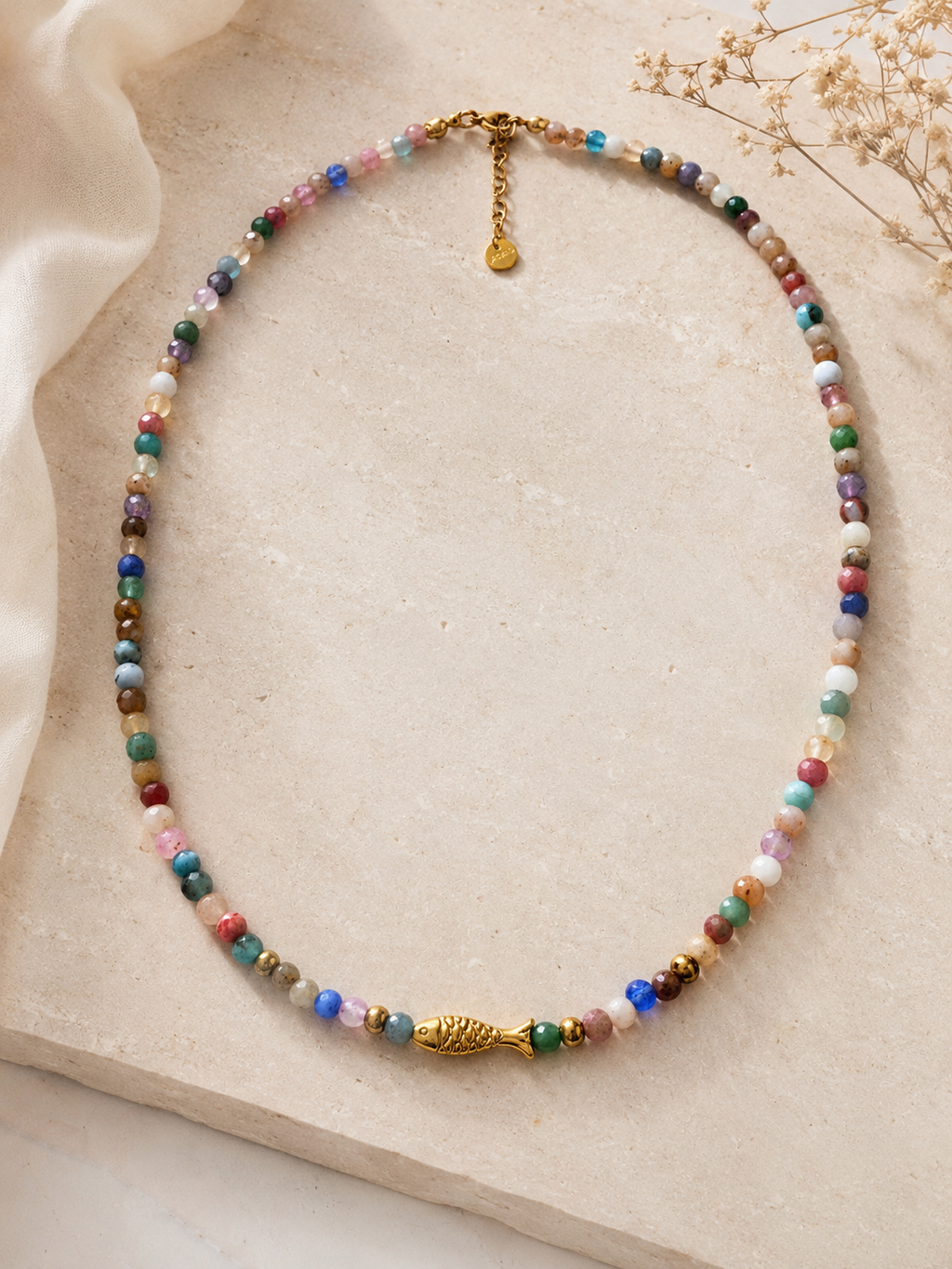 Collar pez multicolor